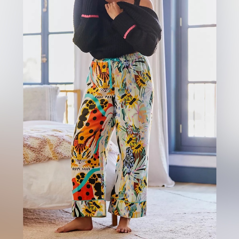 Marcos Navarro for Anthropologie Flannel Sleep Pants
